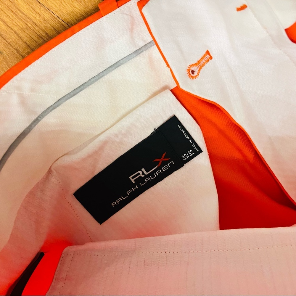 Chicago BEARS Ralph Lauren Polo Shirt XL Tall + RLX golf Pants 33/32 - Picture 7 of 10